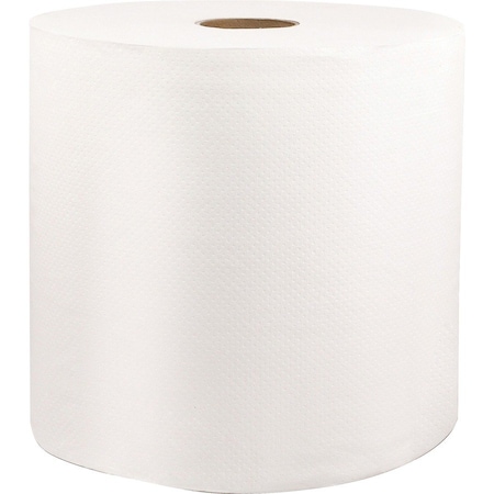 Livi Hardwound Paper Towels, Continuous Roll Sheets, White, 6 PK SOL46528